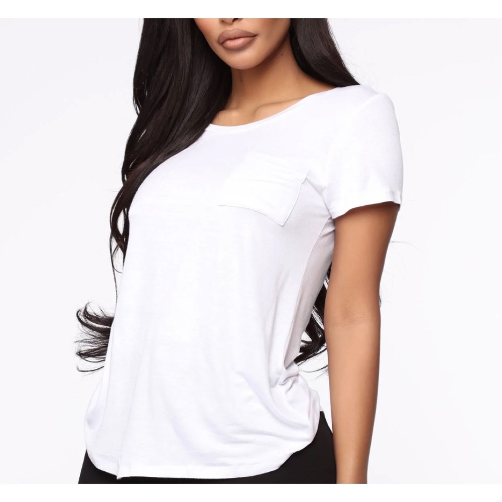 Nicolette Short Sleeve Top - White